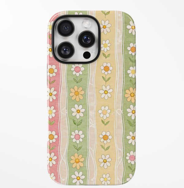 Vintage Daisy Stripes